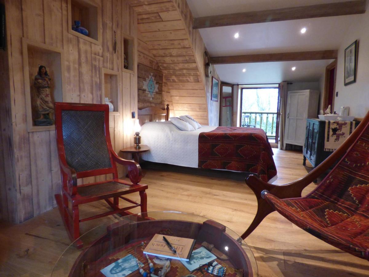 Chambre D'Hote Atypique "West Little Ranch" Chambre Amerindienne Guiscriff 外观 照片